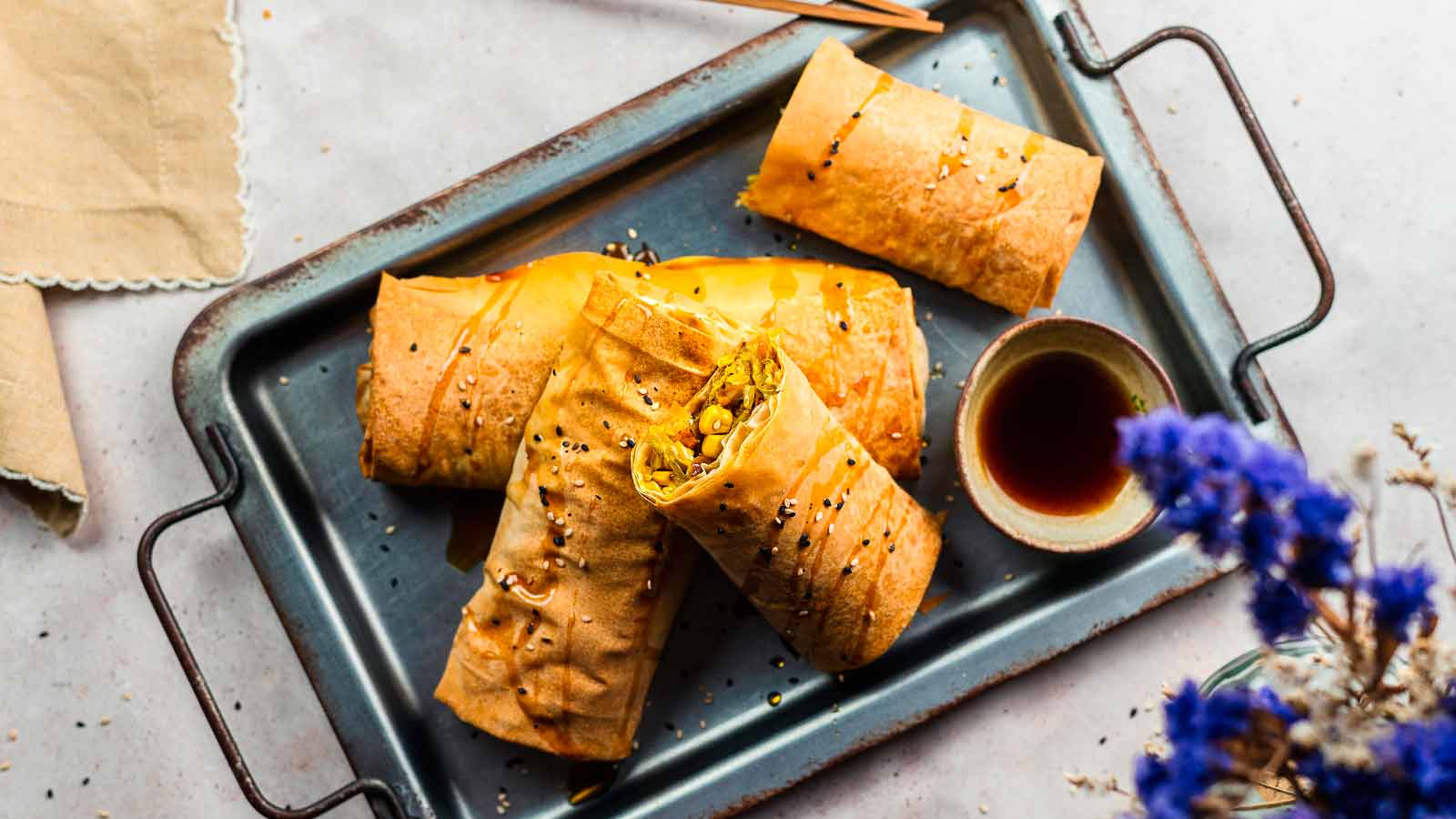 Crepes de legumes